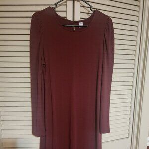Old Navy Maroon Sheath Dress- size M